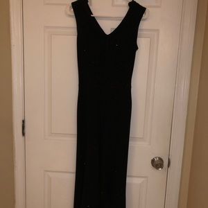 Black long shimmery dress